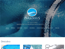 Tablet Screenshot of paradisuspools.com